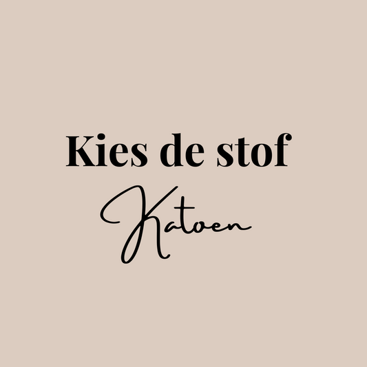 Choisissez le tissu : Coton (produits à assembler soi-même)