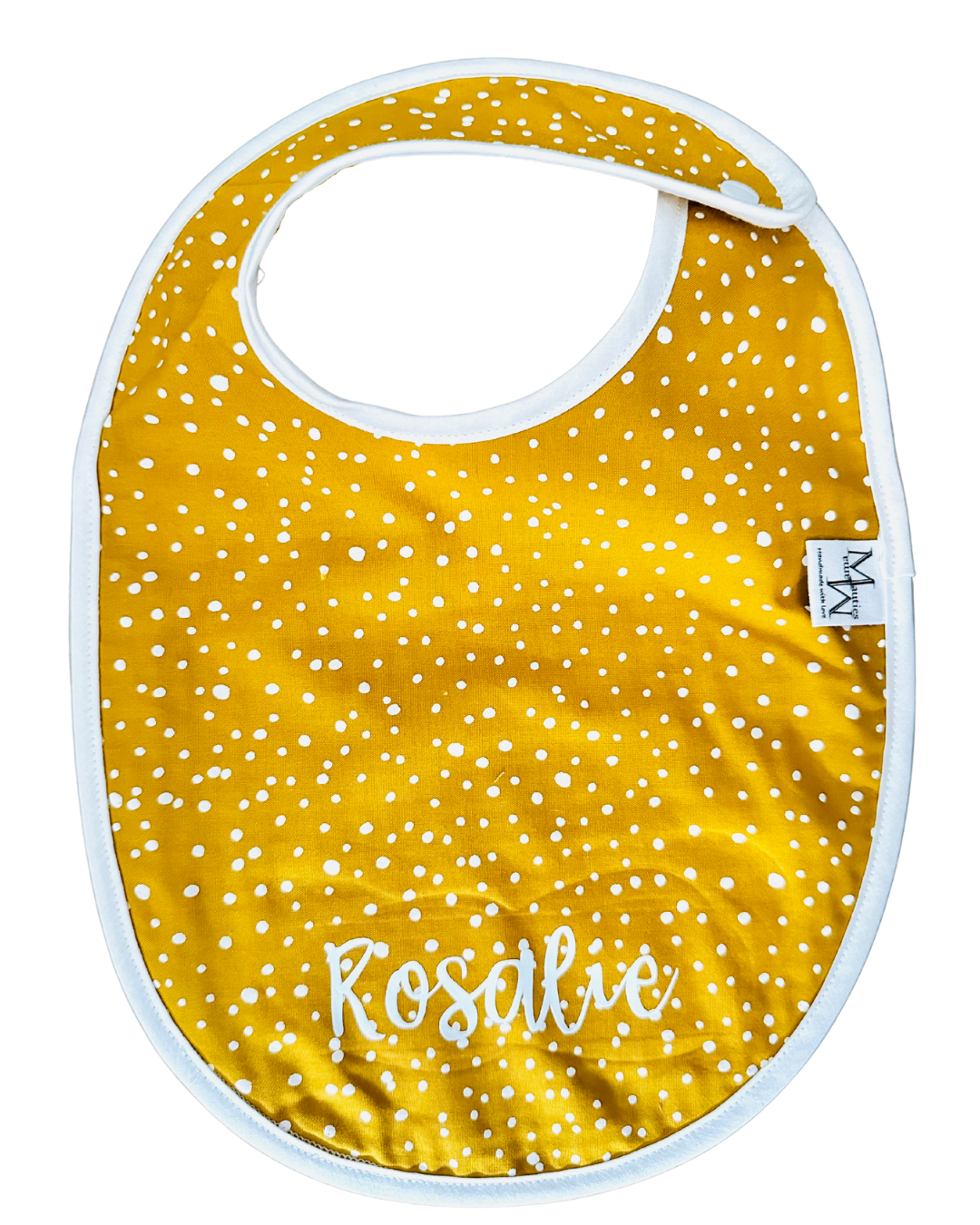 Bavoir Confetti jaune