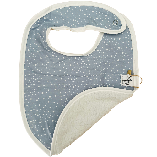 Slabber Confetti blauw & teddy