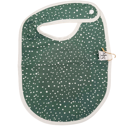 Bavoir Confetti vert