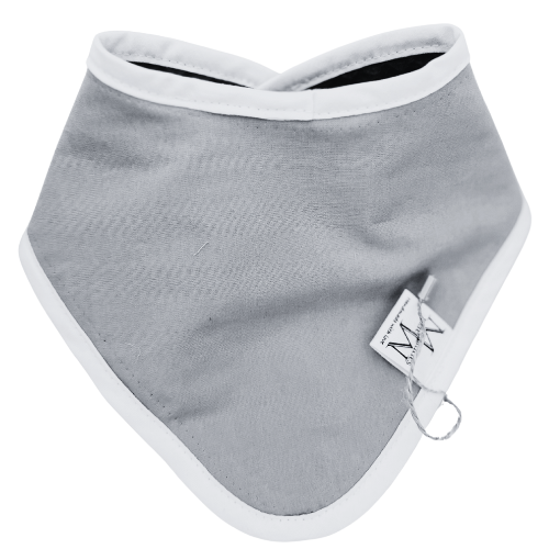 bib plain grey
