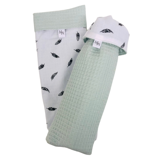 Hot water bottles | feathers mint | LAST