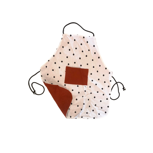 Short enfant Dots brique gaufré