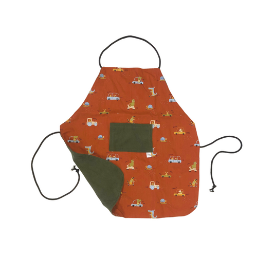 Short enfant Car côtelé vert