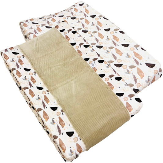 Housses de matelas à langer | CHIC | ensemble 2 pièces