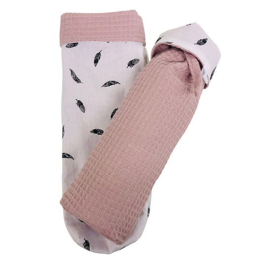 Hot water bottles | feathers old pink | LAST