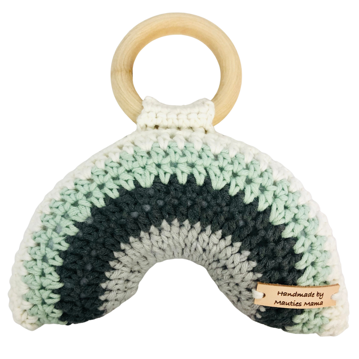 Bijtring | Rainbow | mintgroen