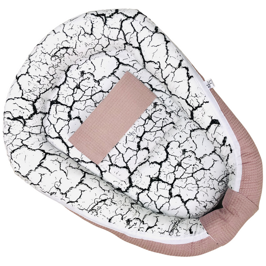 Babynest Marble oud roze | op voorraad