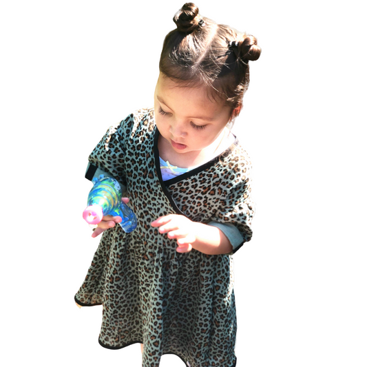 Muslin dress Leopard | Last one!