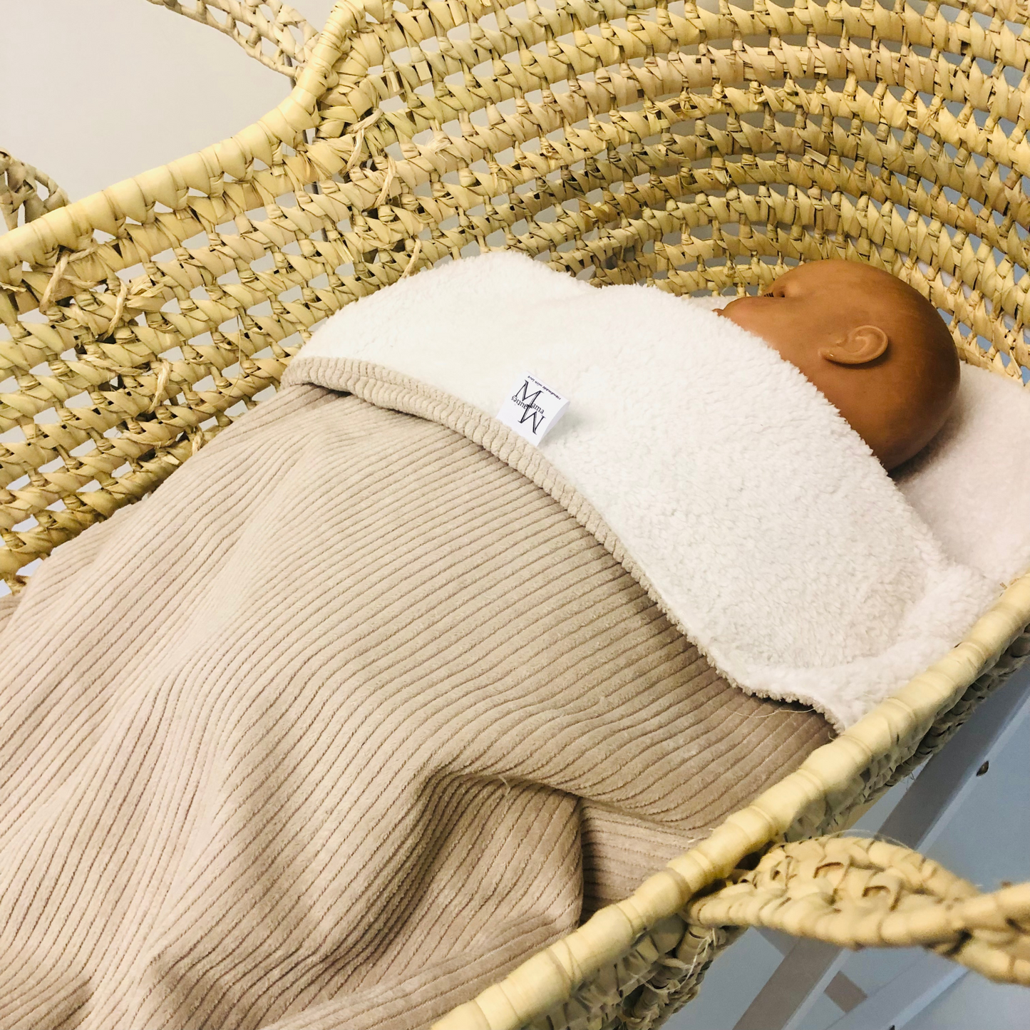 Mozesmand teddy ecru rib