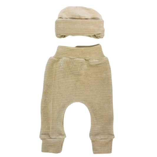 newborn set | Ribcord | beige