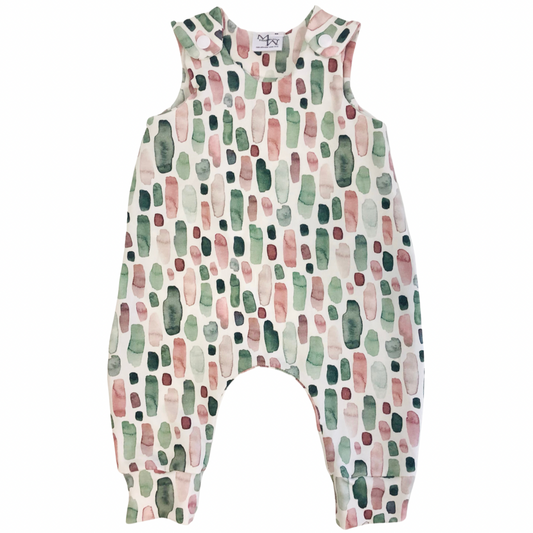 Dungarees | Painted stripes