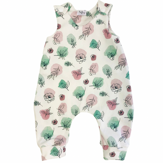 Dungarees | Painted Flower
