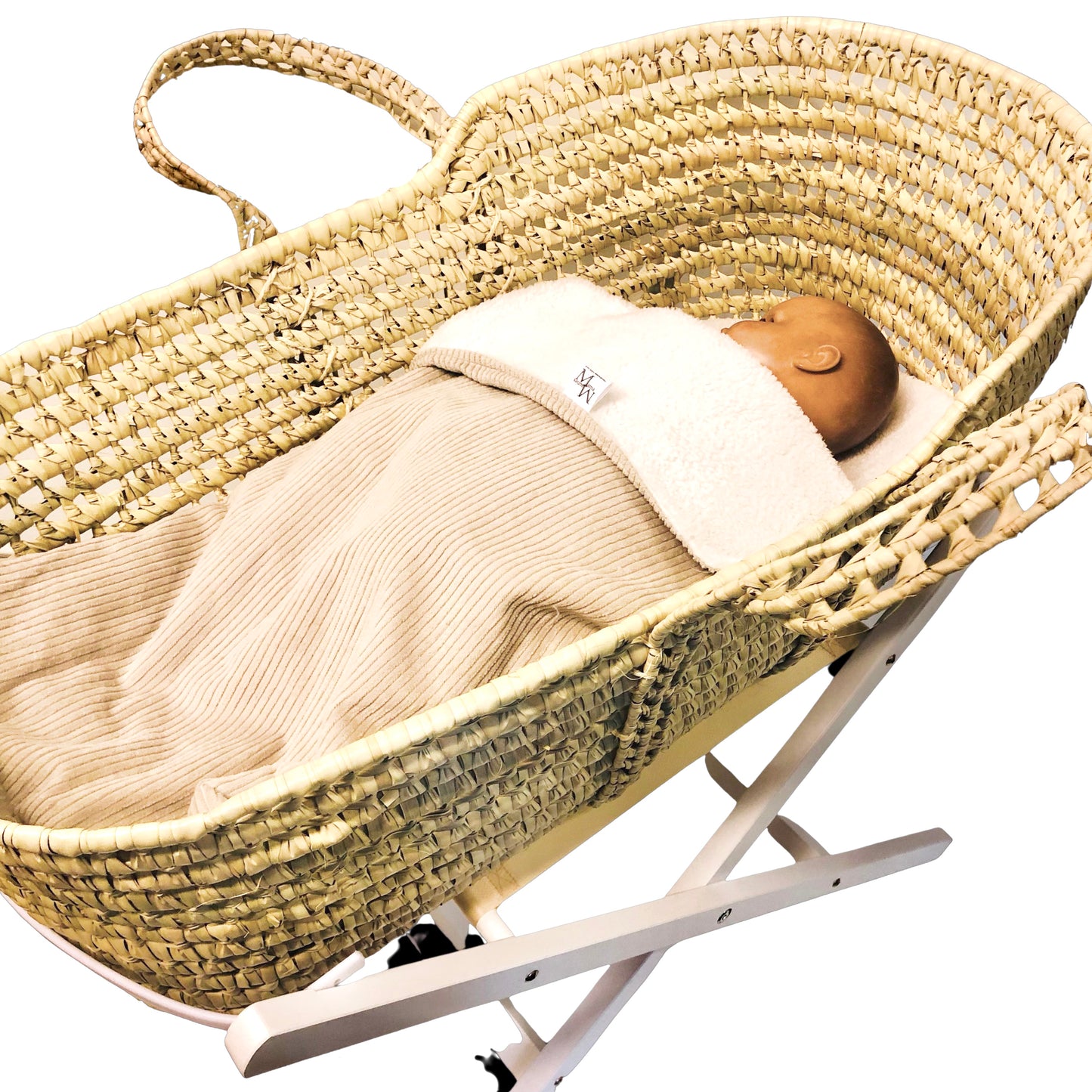 Mozesmand teddy ecru rib