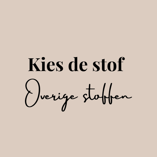 Kies de stof: overige stoffen (zelf samengestelde producten)
