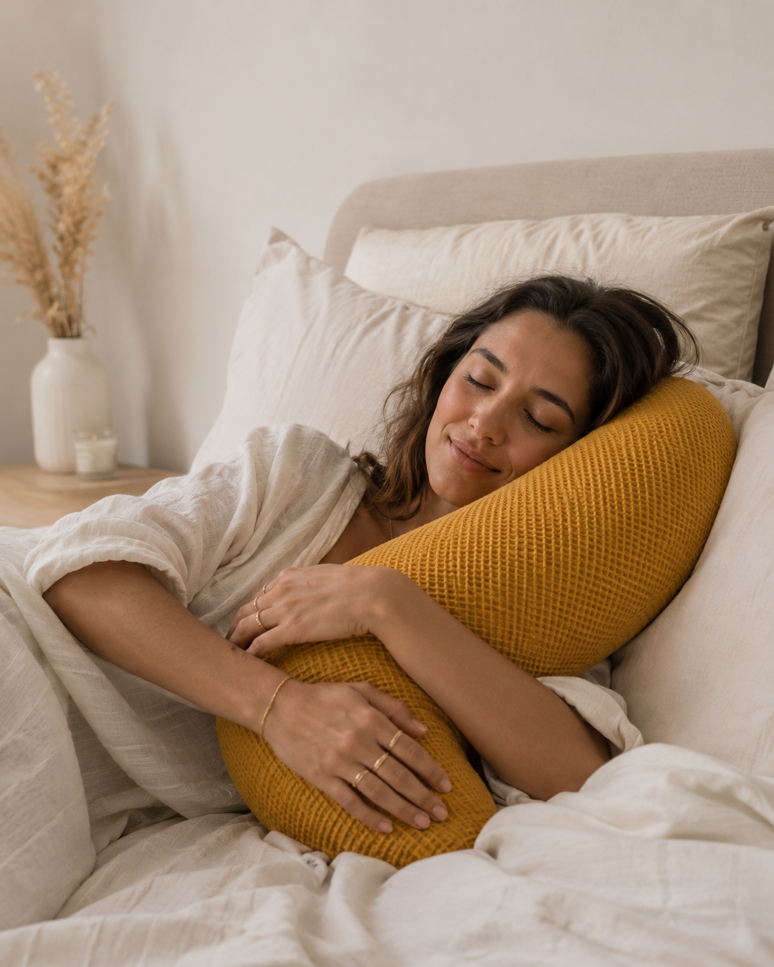Nursing pillow | cover | compose yourself | waffle fabric