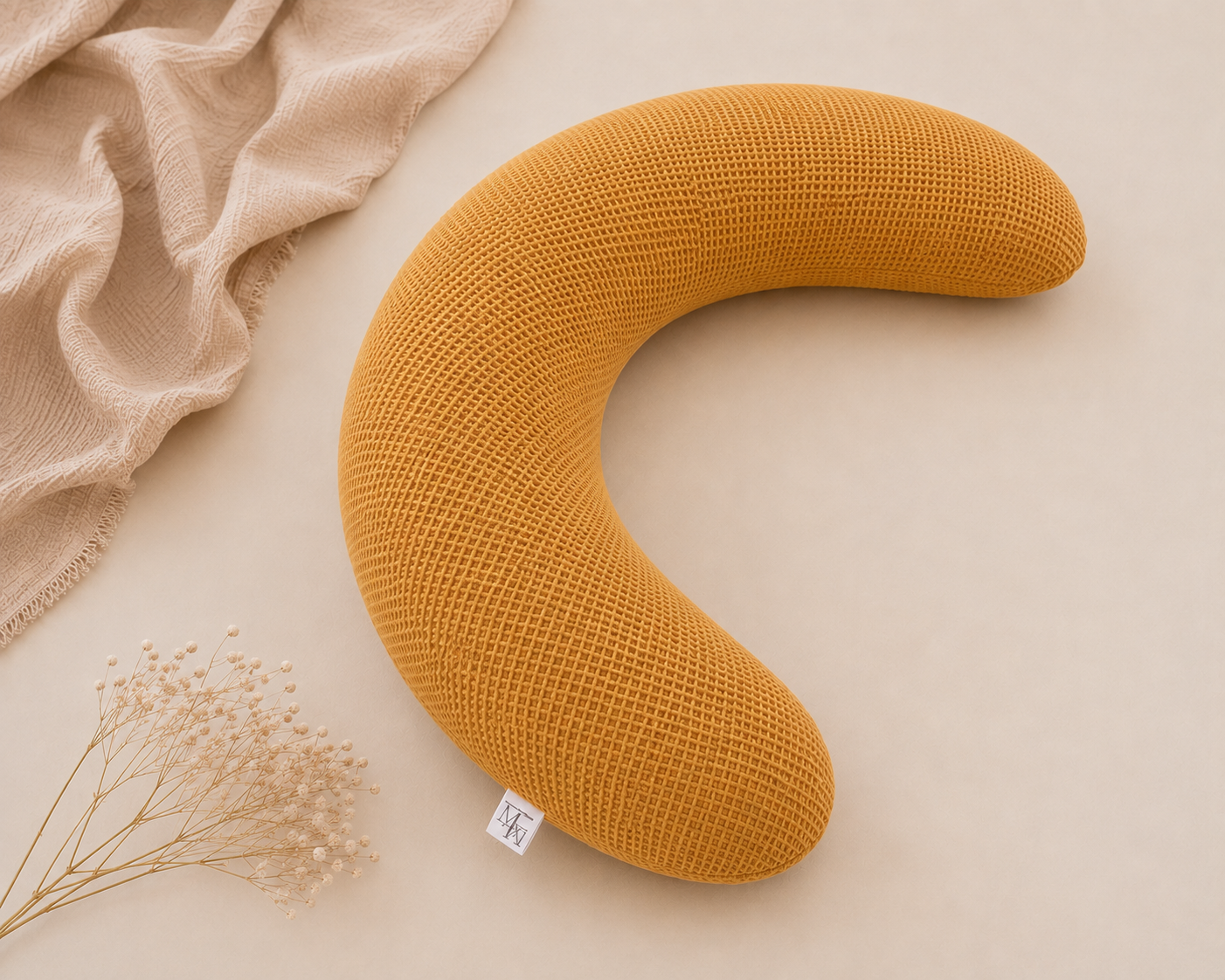 Nursing pillow | cover | compose yourself | waffle fabric
