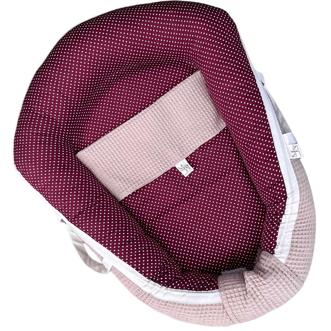 nid de poupée | plumes vieux rose | Jouets