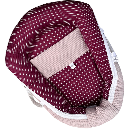 Poppennest | Stippen Bordeaux  | Speelgoed