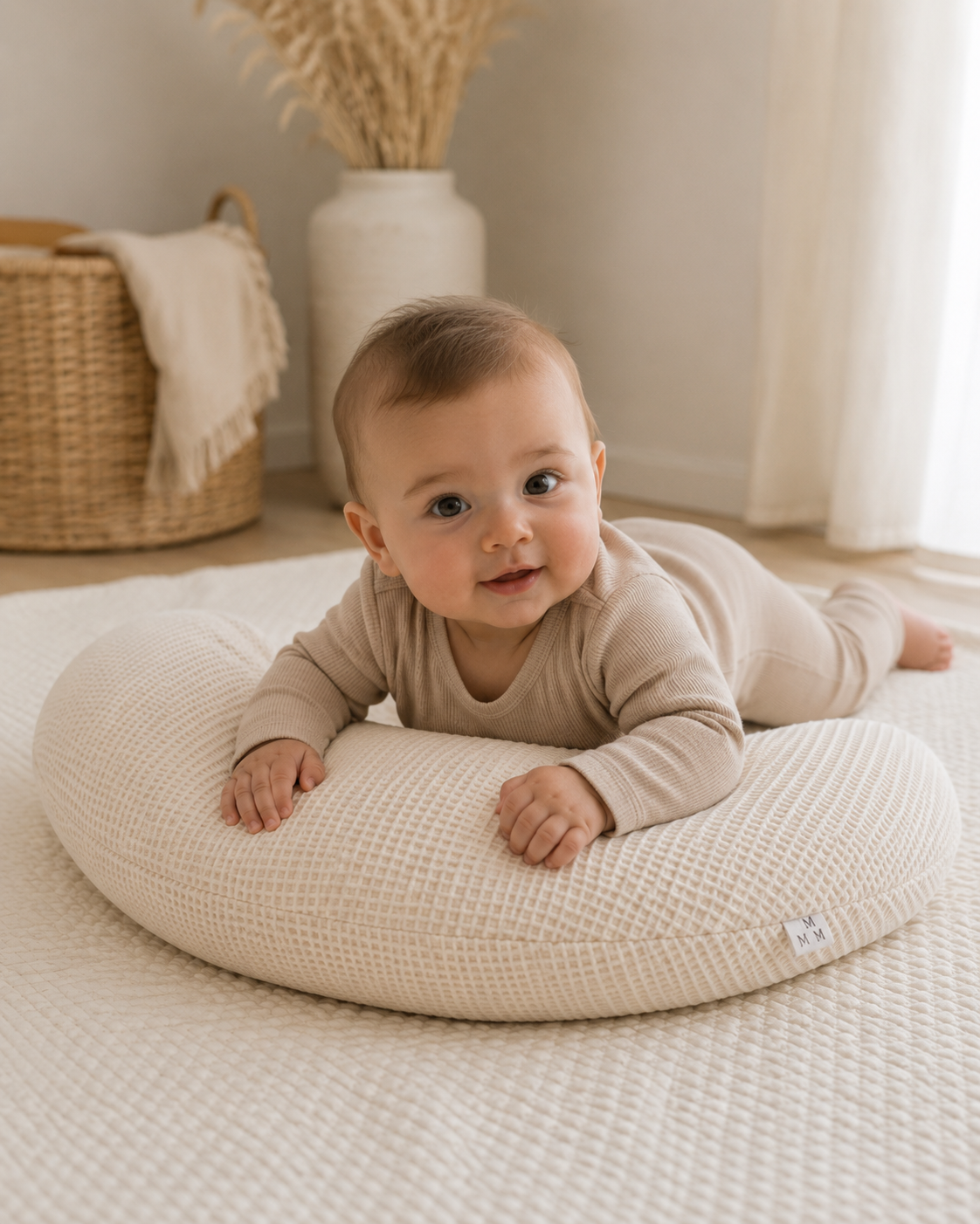 Coussin d'allaitement | couverture | composez-vous | tissu gaufré