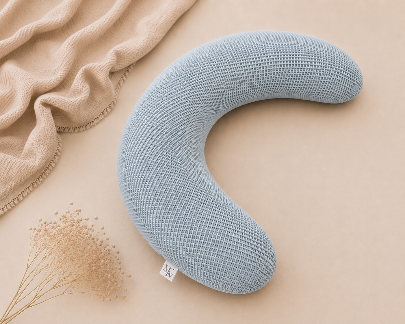 Nursing pillow | cover | compose yourself | waffle fabric