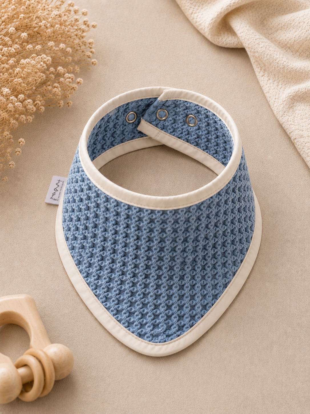 bib plain grey