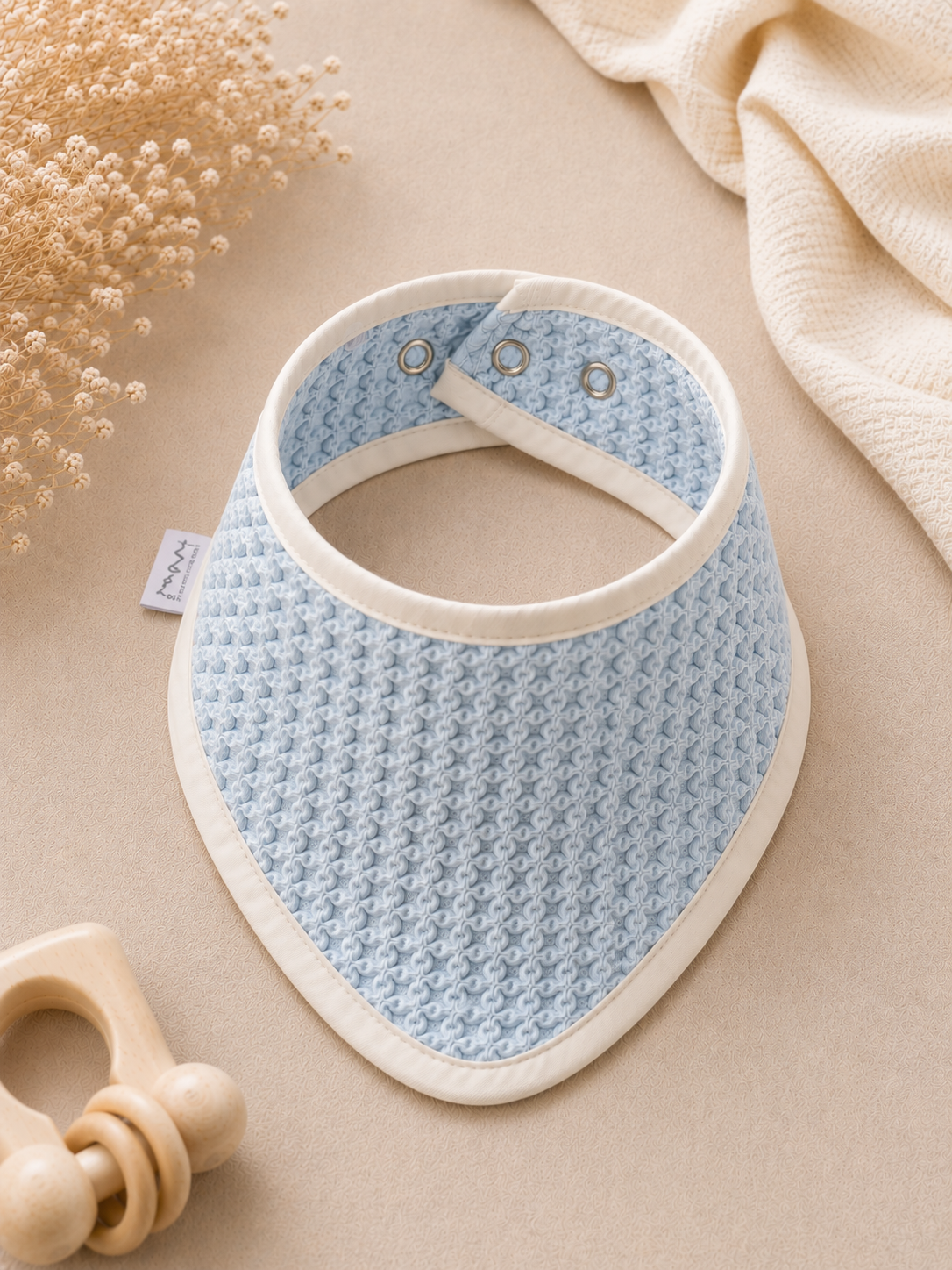 bib plain grey