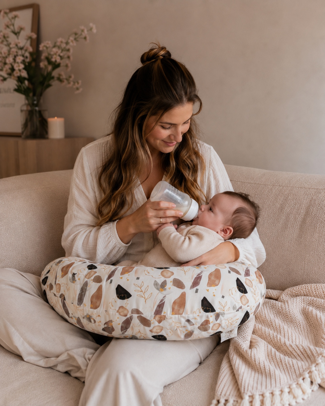 Nursing pillow cover | Jersey | CHIC | in stock