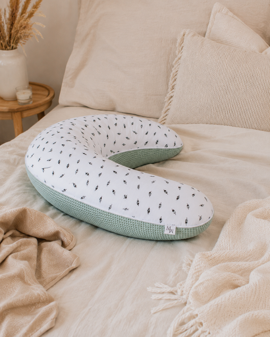 Nursing pillow | cover | compose yourself | feathers