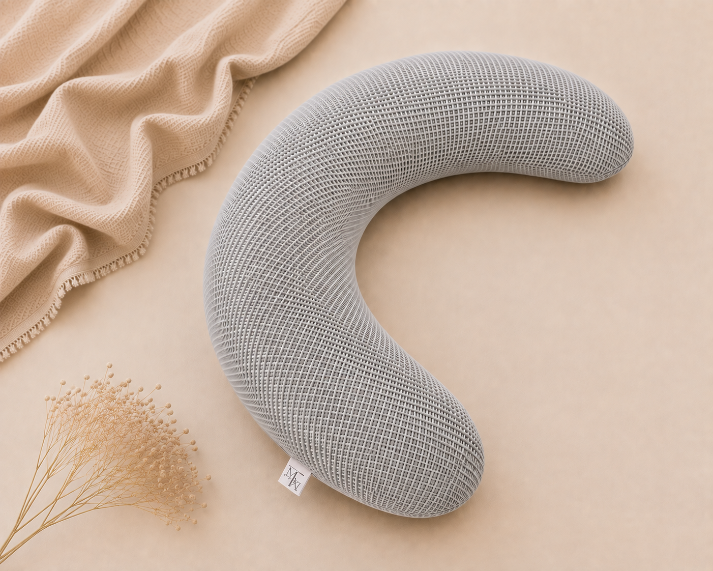 Nursing pillow | cover | compose yourself | waffle fabric