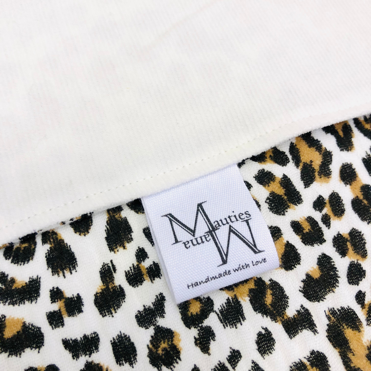 MM CHIC Babynest Leopard off white | met RITS | op voorraad
