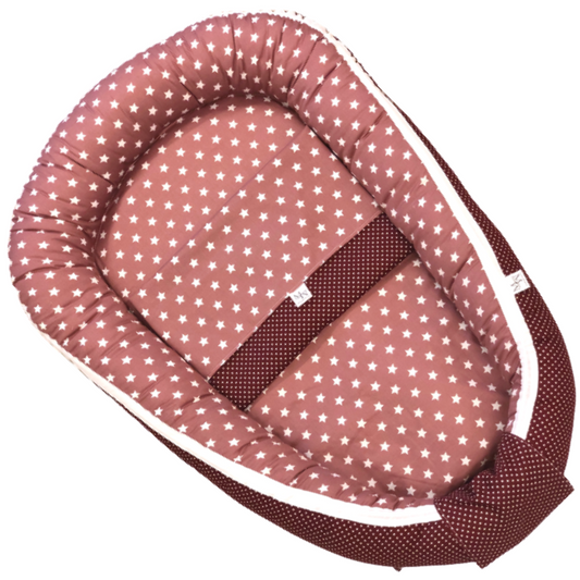 Babynest Sterren bordeaux | op vooraad